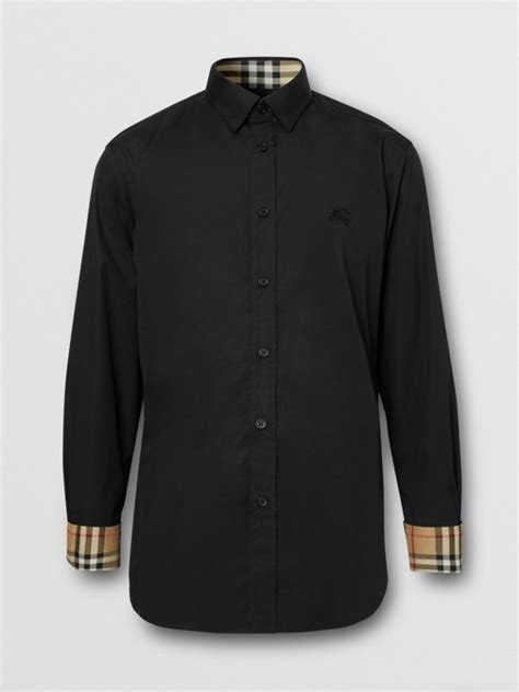 chemise burberry homme noire|Burberry .